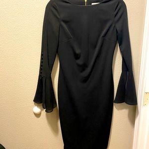 Calvin Klein slim fit black dress
